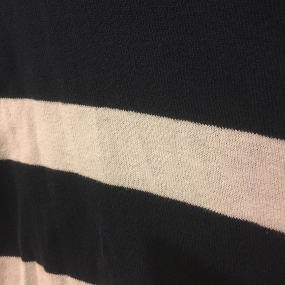 Ann Taylor LOFT striped waterfall open cardigan - Picture 4 of 4